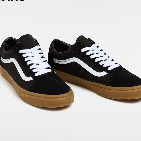 Vans Black and White Sneakers - Picture 1 of 11